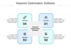 Keyword optimization software ppt powerpoint presentation pictures templates cpb
