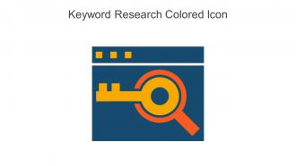 Keyword Research Colored Icon In Powerpoint Pptx Png And Editable Eps Format