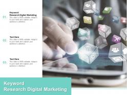 Keyword research digital marketing ppt powerpoint presentation slides visuals cpb