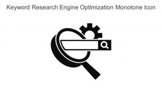 Keyword Research Engine Optimization Monotone Icon In Powerpoint Pptx Png And Editable Eps Format