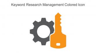 Keyword Research Management Colored Icon In Powerpoint Pptx Png And Editable Eps Format