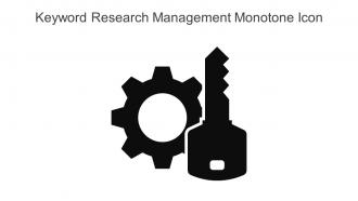 Keyword Research Management Monotone Icon In Powerpoint Pptx Png And Editable Eps Format