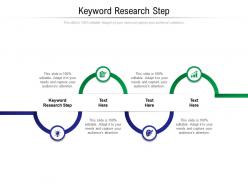 Keyword research step ppt powerpoint presentation layouts graphics cpb