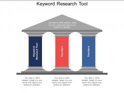 Keyword research tool ppt powerpoint presentation layouts graphics tutorials cpb