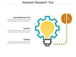 Keyword research tool ppt powerpoint presentation outline graphic images cpb