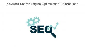 Keyword Search Engine Optimization Colored Icon In Powerpoint Pptx Png And Editable Eps Format
