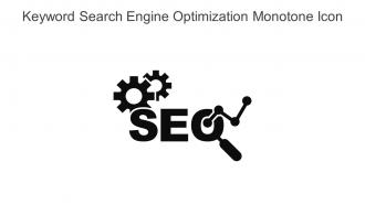 Keyword Search Engine Optimization Monotone Icon In Powerpoint Pptx Png And Editable Eps Format