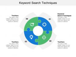 Keyword search techniques ppt powerpoint presentation file graphics cpb