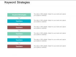 Keyword strategies ppt powerpoint presentation outline show cpb