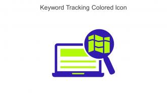 Keyword Tracking Colored Icon In Powerpoint Pptx Png And Editable Eps Format