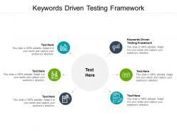 Keywords driven testing framework ppt powerpoint presentation designs cpb