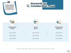 Keywords for consideration phase location ppt powerpoint presentation gallery structure