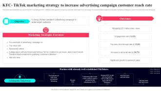 KFC TikTok Marketing Strategy To Increase Advertising Campaign TikTok Marketing Guide To Build