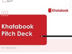 Khatabook pitch deck ppt template