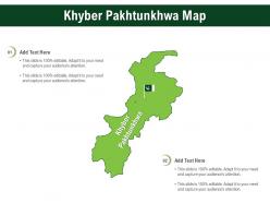 Khyber pakhtunkhwa map powerpoint presentation ppt template