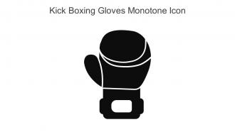 Kick Boxing Gloves Monotone Icon In Powerpoint Pptx Png And Editable Eps Format