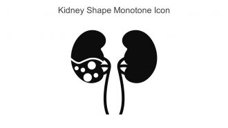 Kidney Shape Monotone Icon In Powerpoint Pptx Png And Editable Eps Format