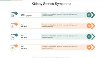 Kidney Stones Symptoms In Powerpoint And Google Slides Cpb