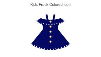 Kids Frock Colored Icon In Powerpoint Pptx Png And Editable Eps Format