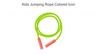 Kids Jumping Rope Colored Icon In Powerpoint Pptx Png And Editable Eps Format