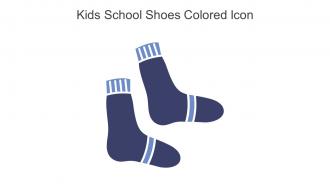Kids School Shoes Colored Icon In Powerpoint Pptx Png And Editable Eps Format