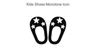 Kids Shoes Monotone Icon In Powerpoint Pptx Png And Editable Eps Format