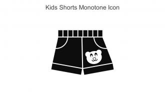Kids Shorts Monotone Icon In Powerpoint Pptx Png And Editable Eps Format
