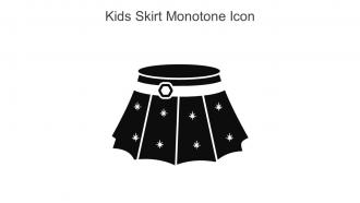 Kids Skirt Monotone Icon In Powerpoint Pptx Png And Editable Eps Format