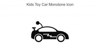 Kids Toy Car Monotone Icon In Powerpoint Pptx Png And Editable Eps Format