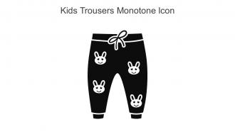 Kids Trousers Monotone Icon In Powerpoint Pptx Png And Editable Eps Format