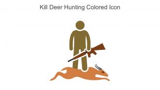 Kill Deer Hunting Colored Icon In Powerpoint Pptx Png And Editable Eps Format
