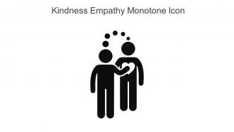Kindness Empathy Monotone Icon In Powerpoint Pptx Png And Editable Eps Format