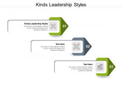 Kinds leadership styles ppt powerpoint presentation ideas examples cpb
