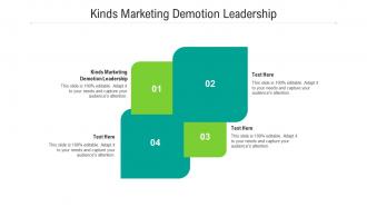 Kinds marketing demotion leadership ppt powerpoint presentation styles cpb
