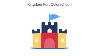 Kingdom Fort Colored Icon In Powerpoint Pptx Png And Editable Eps Format