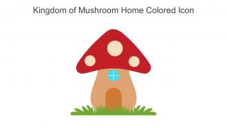 Kingdom Of Mushroom Home Colored Icon In Powerpoint Pptx Png And Editable Eps Format