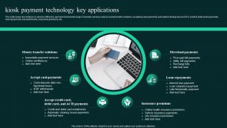 Kiosk Payment Technology Key Applications Omnichannel Banking Services