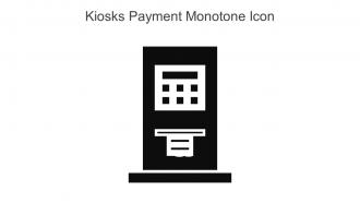 Kiosks Payment Monotone Icon In Powerpoint Pptx Png And Editable Eps Format