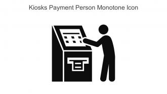 Kiosks Payment Person Monotone Icon In Powerpoint Pptx Png And Editable Eps Format