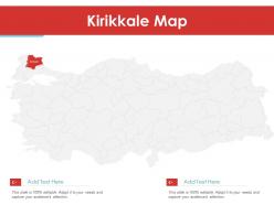 Kirikkale map powerpoint presentation ppt template