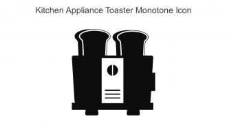 Kitchen Appliance Toaster Monotone Icon In Powerpoint Pptx Png And Editable Eps Format