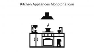 Kitchen Appliances Monotone Icon In Powerpoint Pptx Png And Editable Eps Format