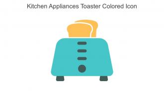 Kitchen Appliances Toaster Colored Icon In Powerpoint Pptx Png And Editable Eps Format