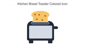 Kitchen Bread Toaster Colored Icon In Powerpoint Pptx Png And Editable Eps Format