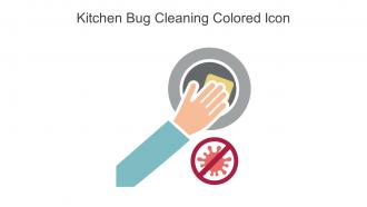 Kitchen Bug Cleaning Colored Icon In Powerpoint Pptx Png And Editable Eps Format