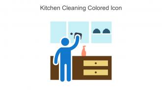 Kitchen Cleaning Colored Icon In Powerpoint Pptx Png And Editable Eps Format