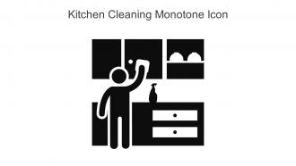 Kitchen Cleaning Monotone Icon In Powerpoint Pptx Png And Editable Eps Format