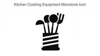 Kitchen Cooking Equipment Monotone Icon In Powerpoint Pptx Png And Editable Eps Format