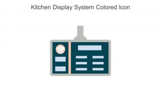 Kitchen Display System Colored Icon In Powerpoint Pptx Png And Editable Eps Format