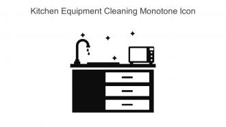 Kitchen Equipment Cleaning Monotone Icon In Powerpoint Pptx Png And Editable Eps Format